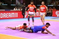 Deepak Singh of Gujarat Giants in action (image via PKL)