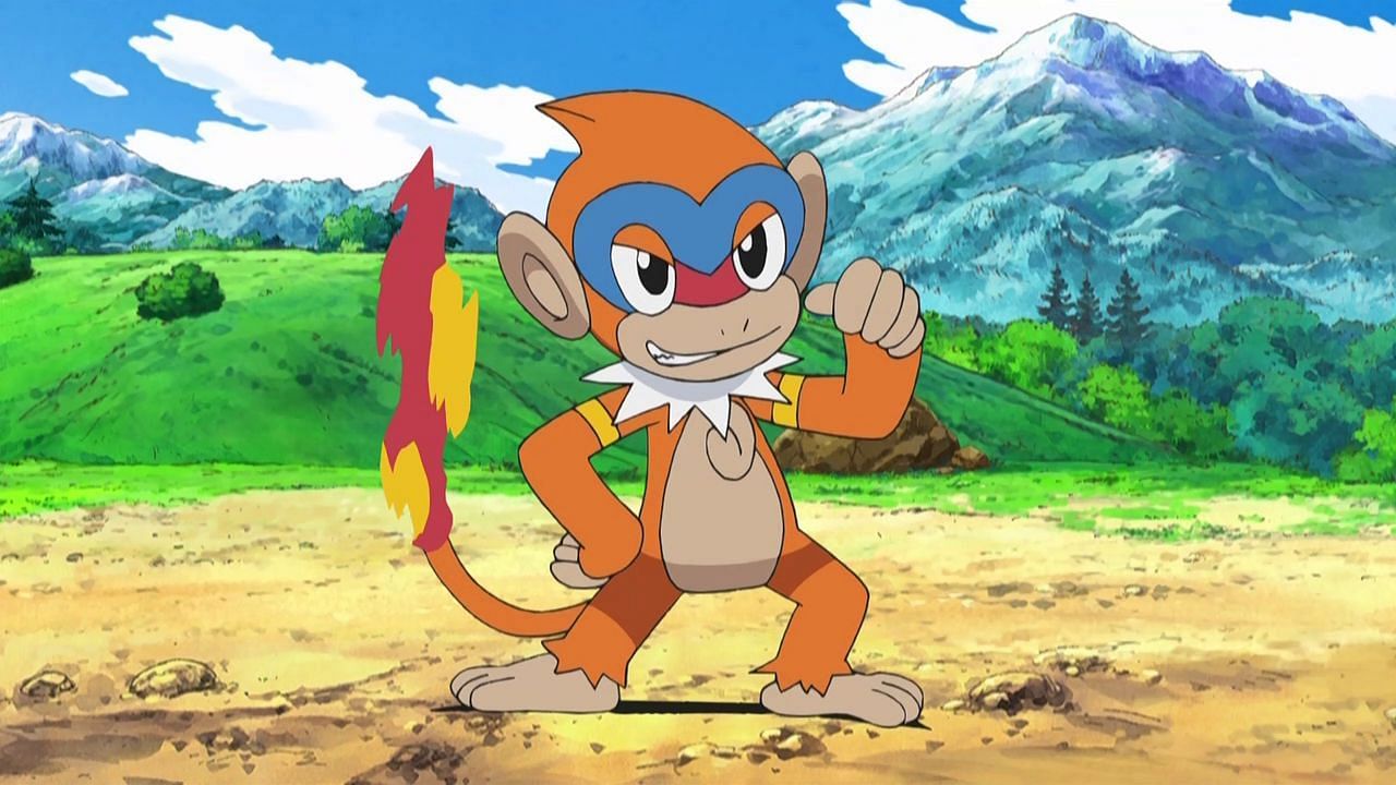 Monferno as seen in the anime (Image via The Pokemon Company)