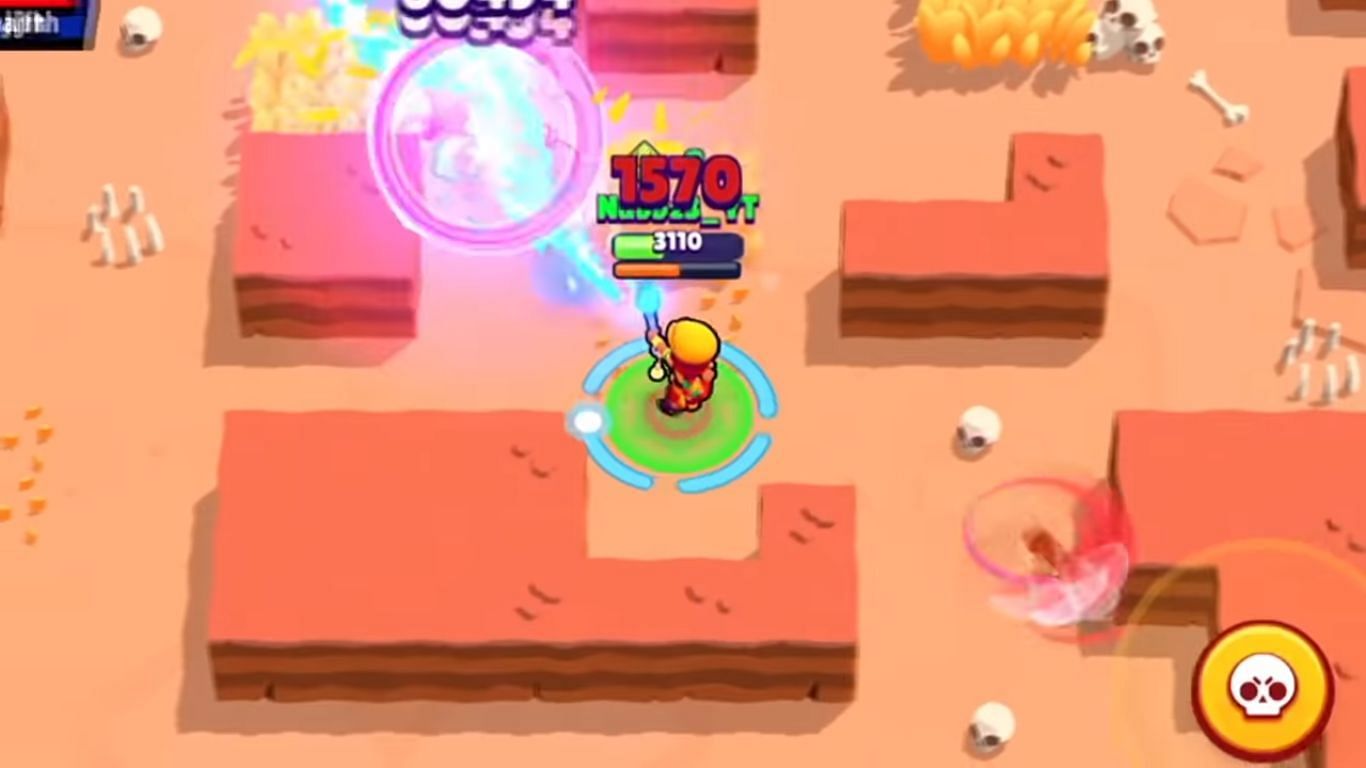 Amber&#039;s gameplay (Image via Supercell)