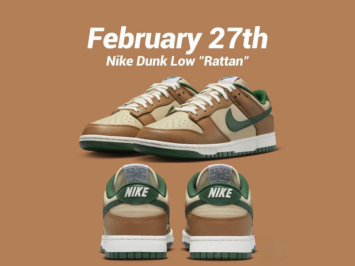 Nike Dunk Low &quot;Rattan&quot; sneakers