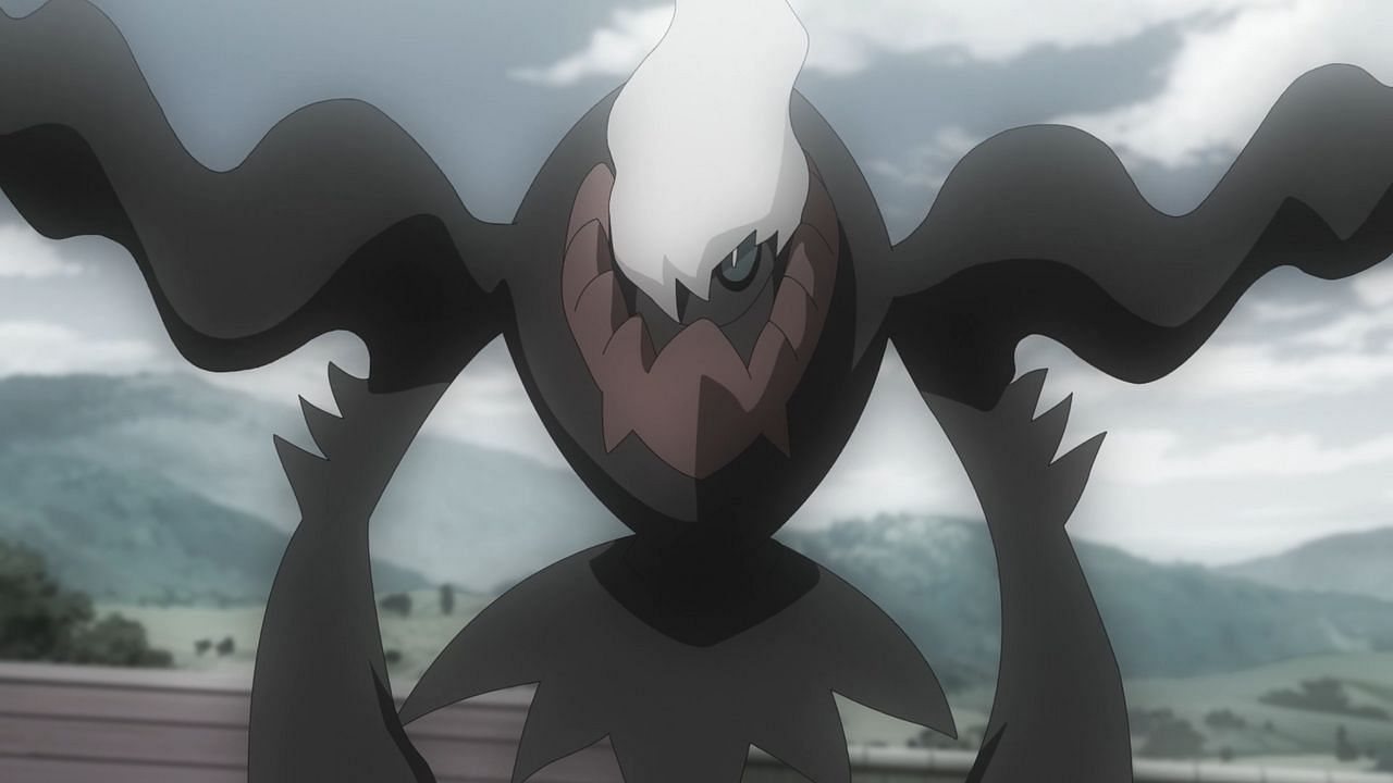 Darkrai, as seen in the anime (Image via The Pokemon Company)