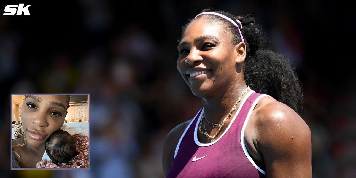 Serena Williams shares a glimpse of a cozy moment with her 5-month-old daughter Adira River