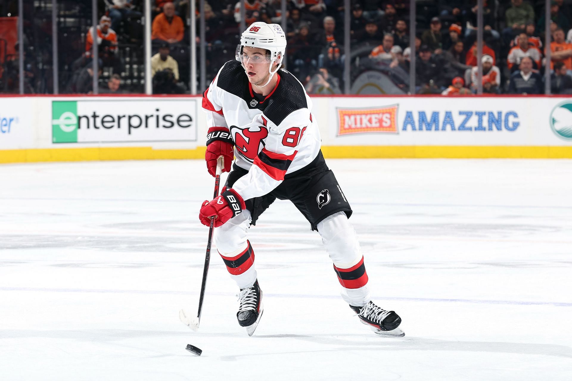 Is Jack Hughes playing tonight against Calgary Flames? Insider shares encouraging injury update on Devils center