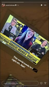 Paul Scholes' Instagram story