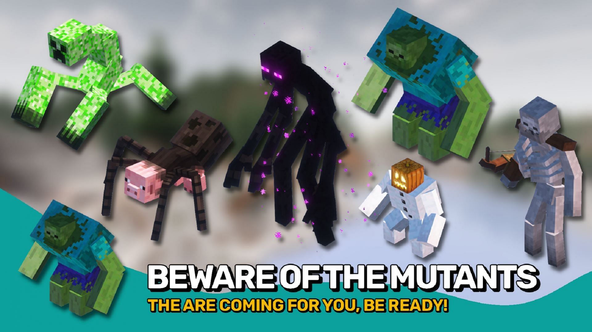 Mutant Mobs is a new way to experience Minecraft&#039;s hostile mobs (Image via Fuzs/Modrinth)