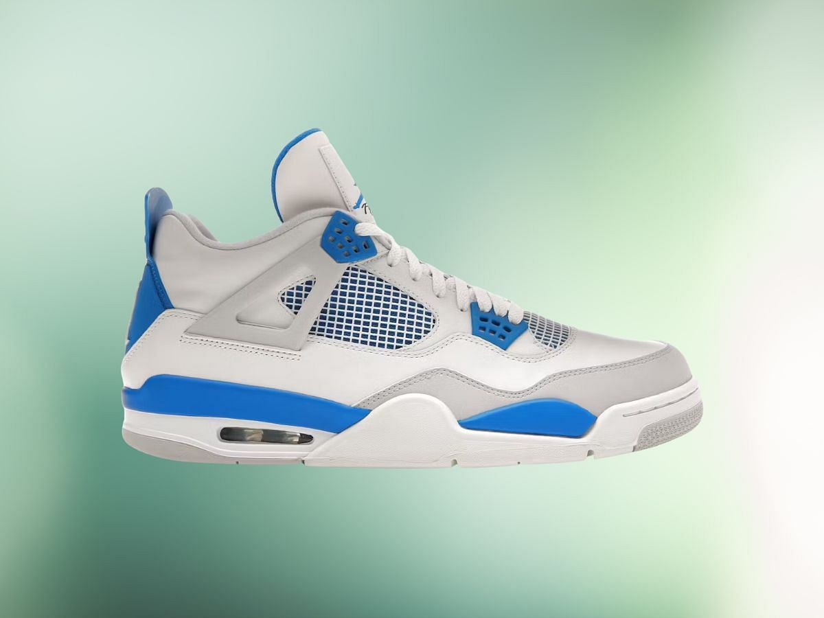 Jordan 4 Retro Military Blue (Image via StockX)