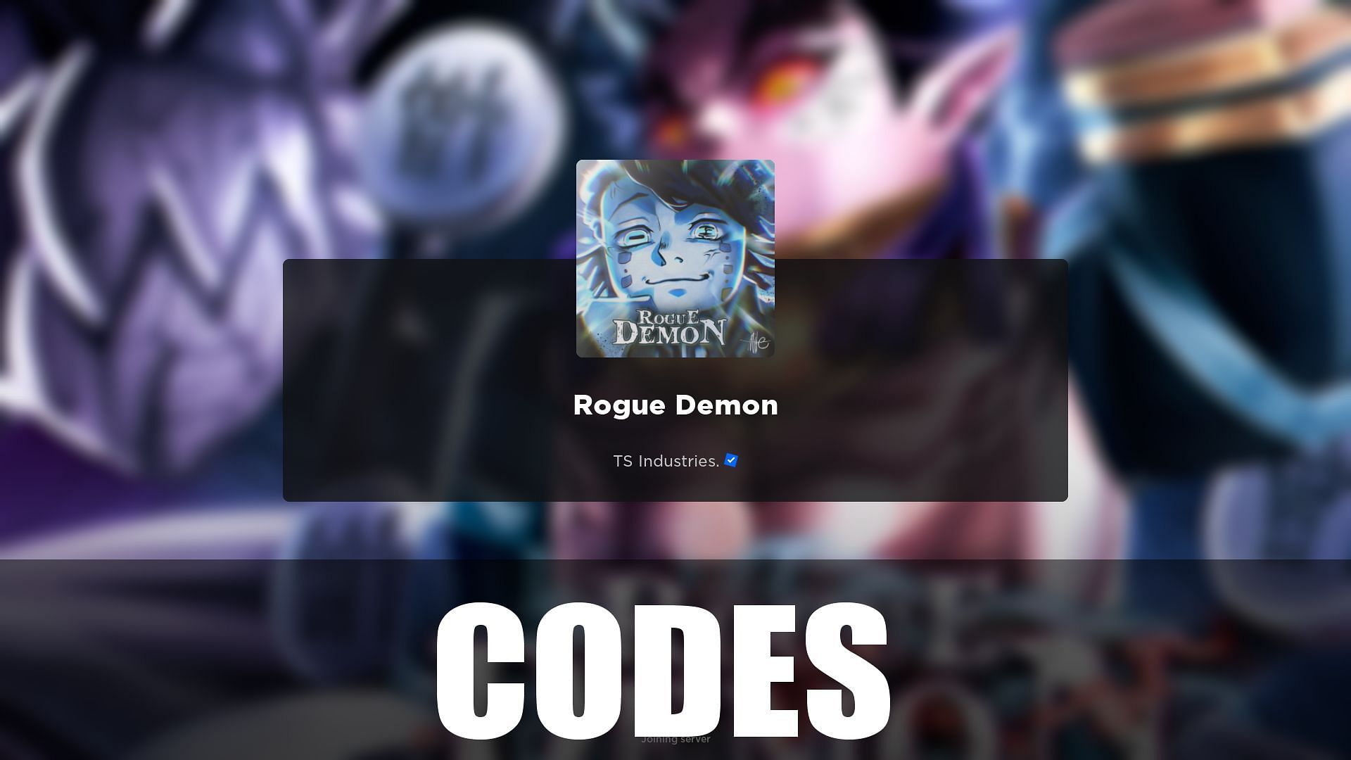 Rogue Demon Codes (May 2024)