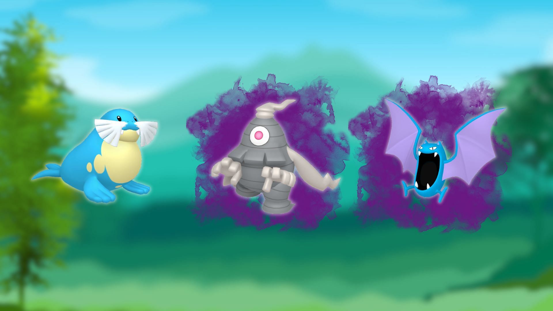 Sealeo, Shadow Dusclops, and Shadow Golbat (Image via TPC)