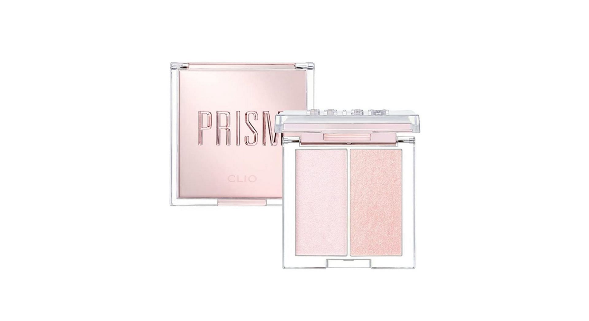 CLIO Prism Highlighter Duo, Duo Shade Highlight Palette (Image via Amazon)