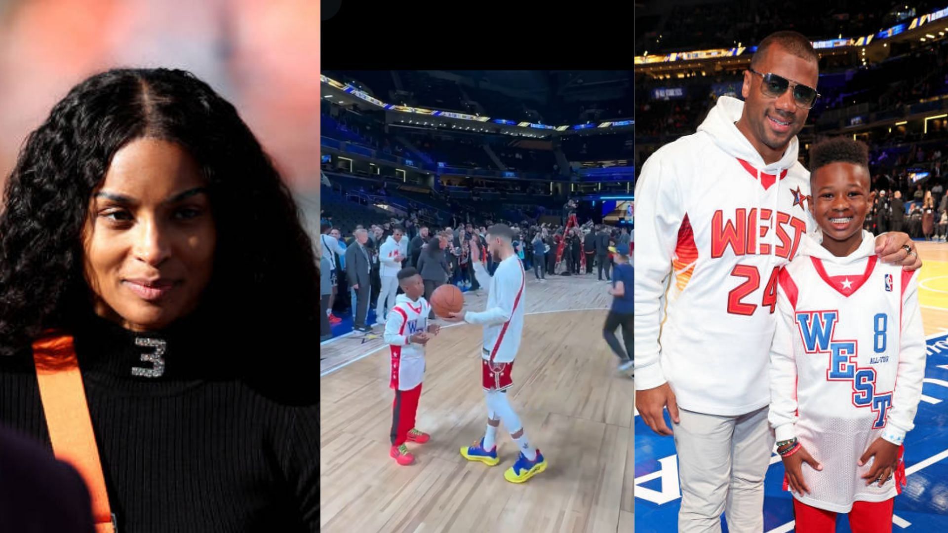 Ciara commented on the moment between her son Future and NBA champion Steph Curry.