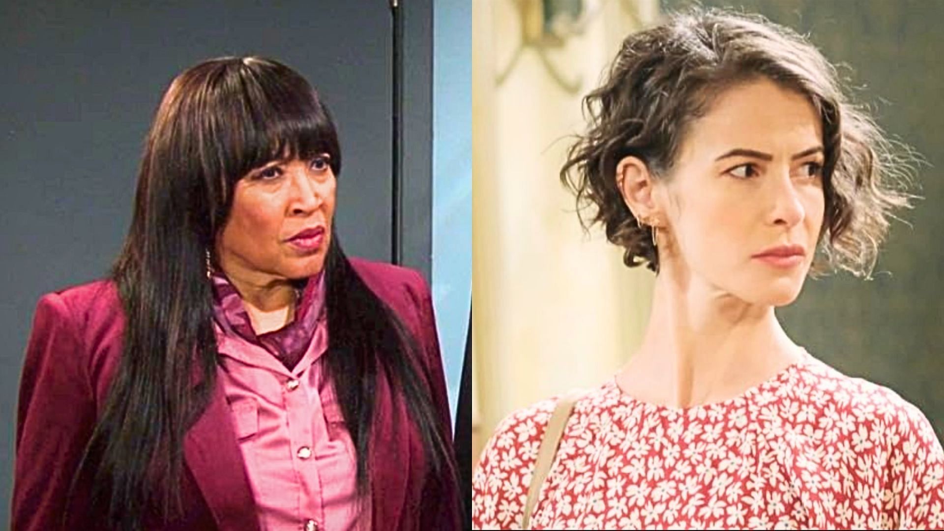 (L) Paulina and (R) Sarah are part of the heightening drama on Days of Our Lives this week (Images via ABC)