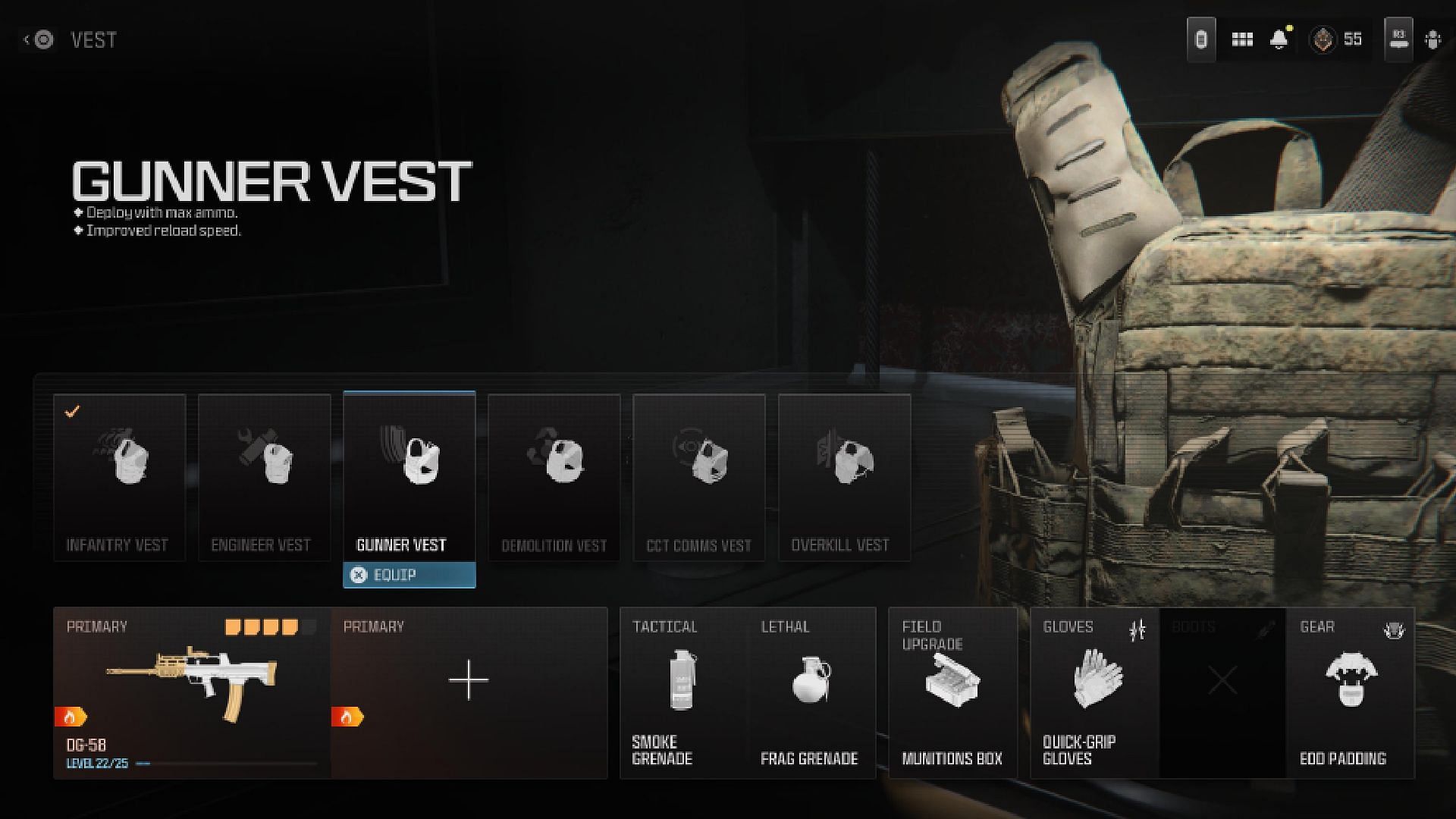 Gunner Vest (Image via Activision)