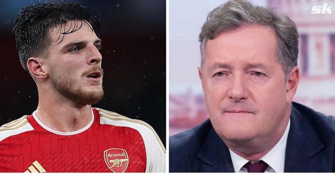"Classless" - Piers Morgan slams West Ham fans for booing Arsenal star Declan Rice in PL fixture