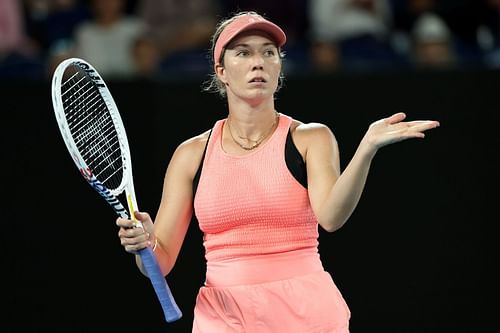 Danielle Collins at the 2024 Australian Open.