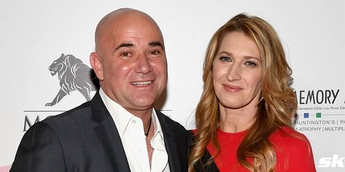 Andre Agassi and Steffi Graf