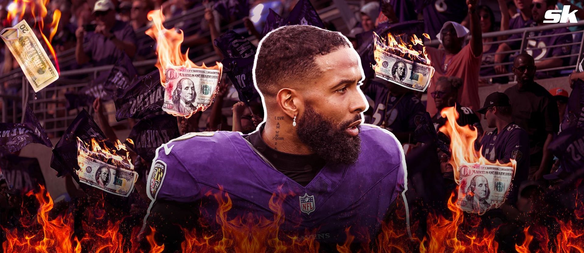 Odell Beckham Jr. snaps at critics after costing Ravens $457,000 per catch