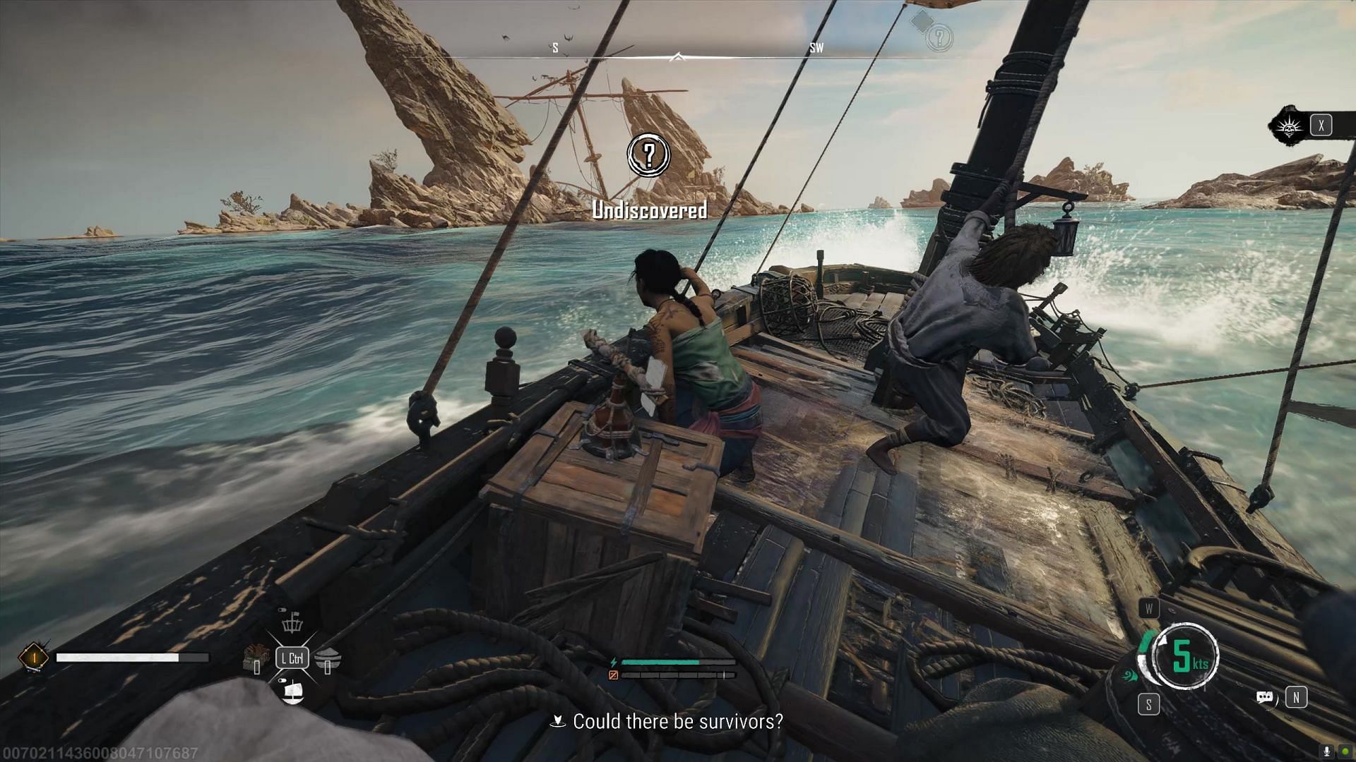 Exploring the open seas (Image via Ubisoft)