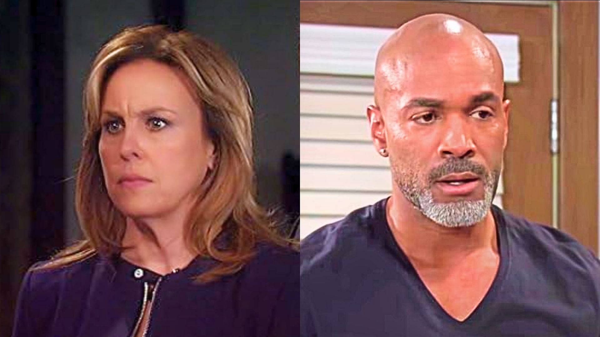 (L) Laura and (R) Curtis were part of the drama last week on General Hospital (Images via ABC)