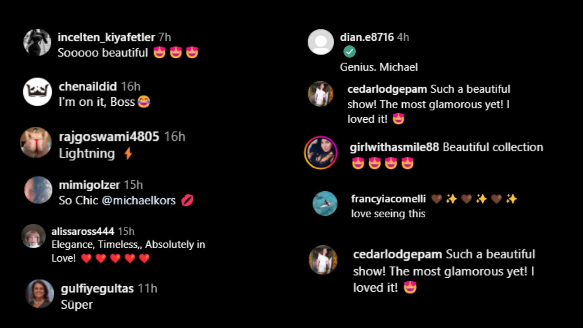 Fans love the FW24 collection of Michael Kors ( Image via Instagram/@michaelkors)