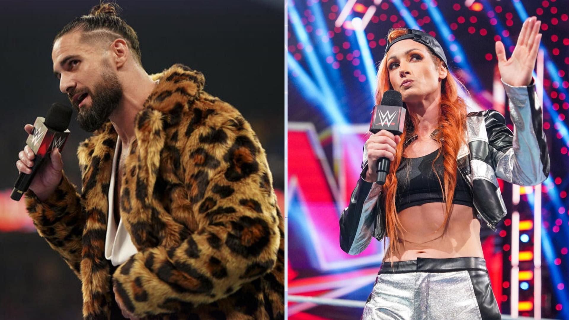 Why did Becky Lynch have to stop husband Seth Rollins from attacking a