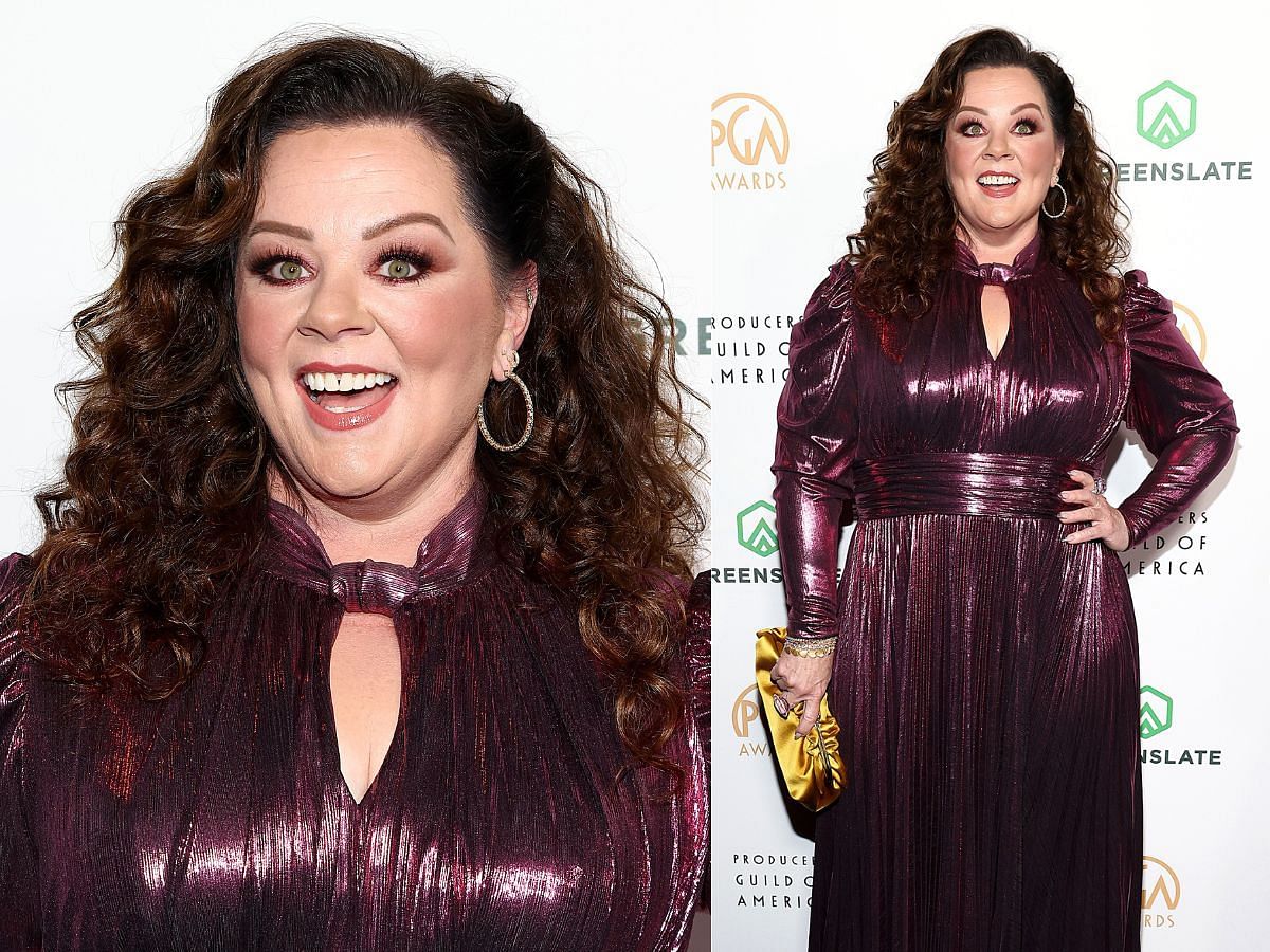 Melissa McCarthy at PGA Awards red carpet 2024 (Image via Twitter/@THR)