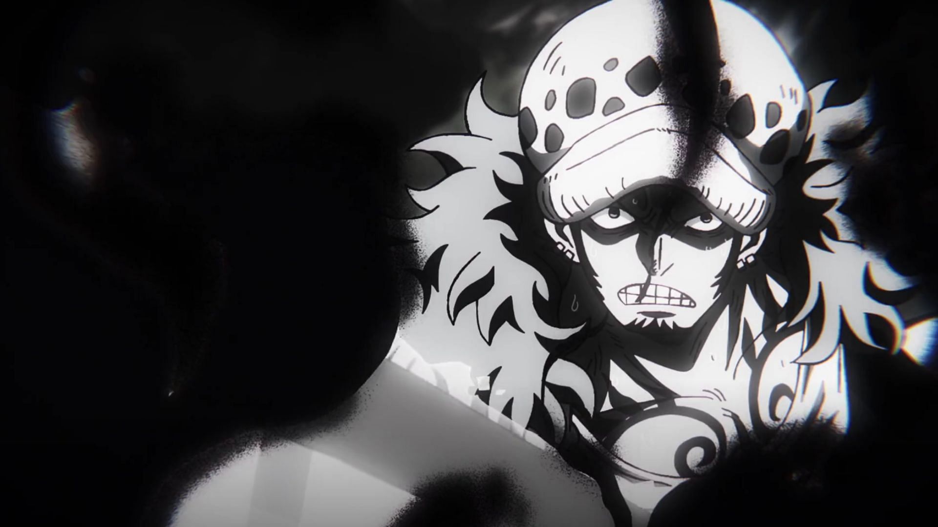 Trafalgar Law takes on Blackbeard in One Piece episode 1093 (Image via Toei)