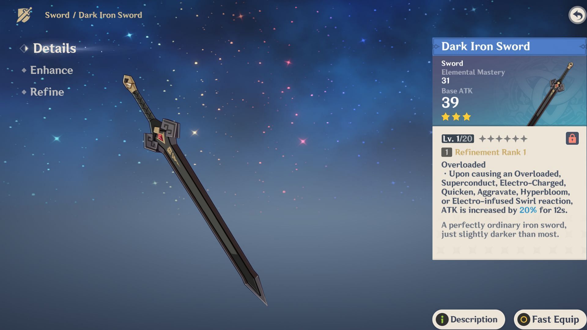A guide on where to find Dark Iron Sword in Genshin Impact Chenyu Vale (Image via HoYoverse)