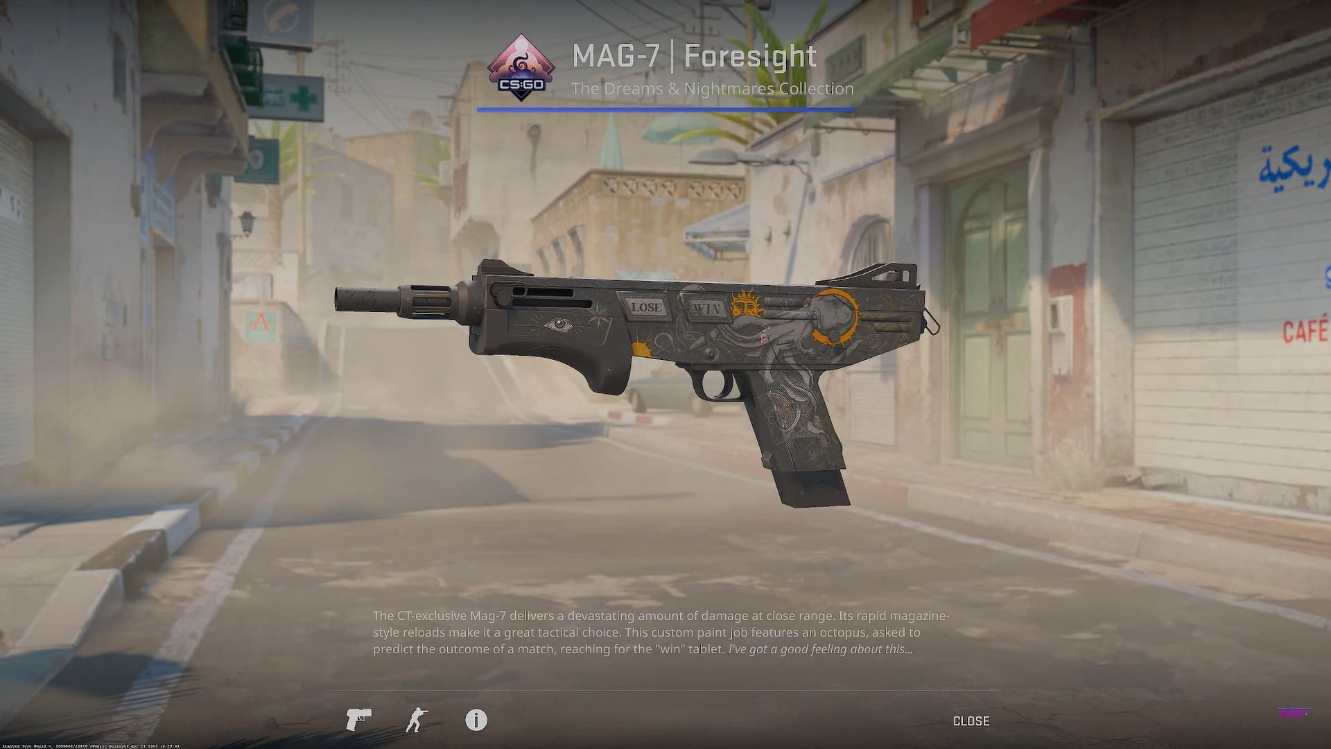  Foresight is among the best MAG-7 skins in Counter-Strike 2 (Image via Valve || YouTube/covernant)