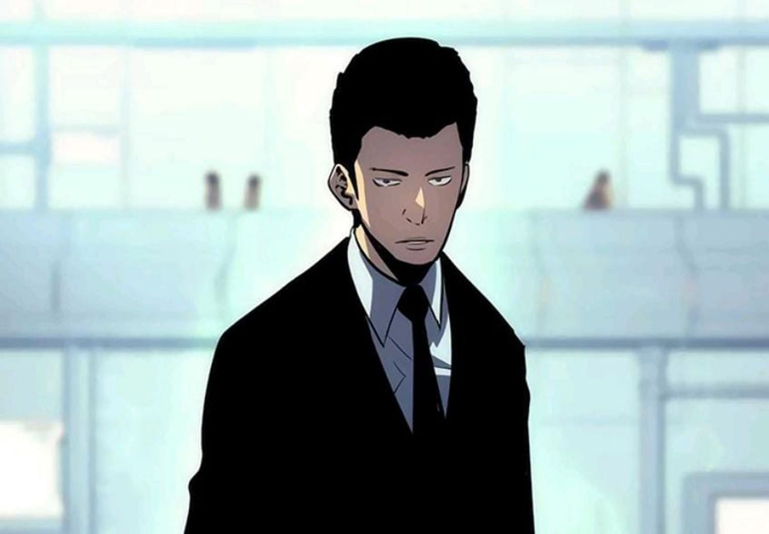 Park Jong-Soo as seen in the Solo Leveling manhwa (Image via Chugong/DUBU/Webtoon)