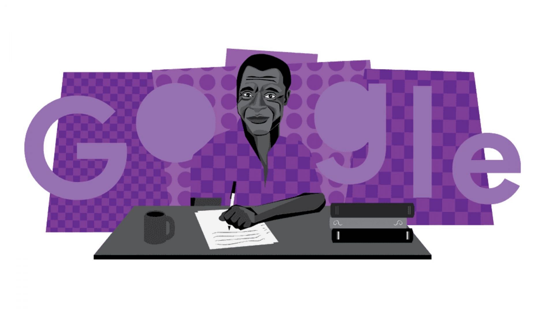 Google Doodle celebrates the civil rights activist and writer, James Baldwin during Black History Month (Image via Google Doodle)