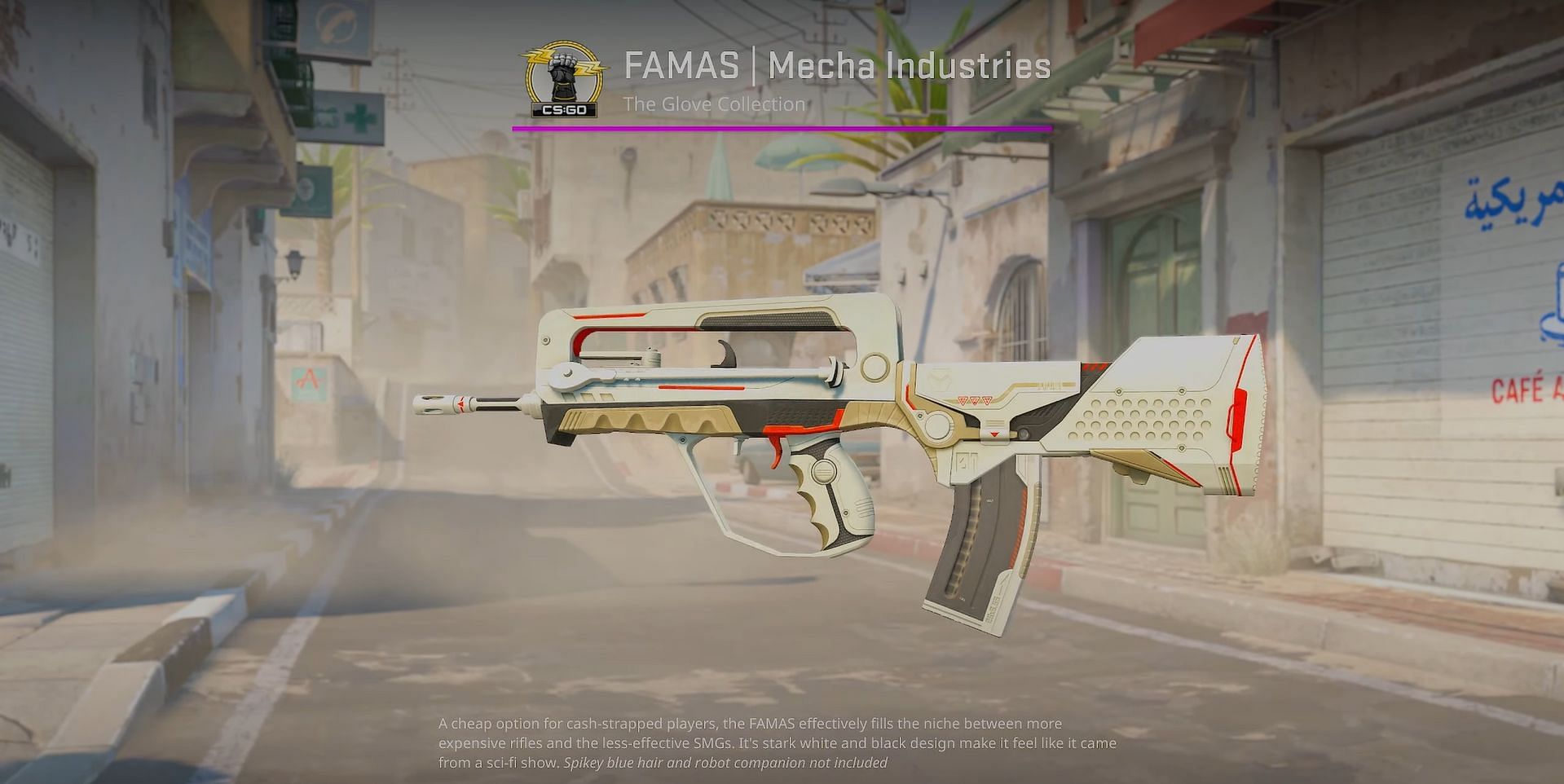 FAMAS Mecha Industries (Image via Valve || YouTube/covernant)