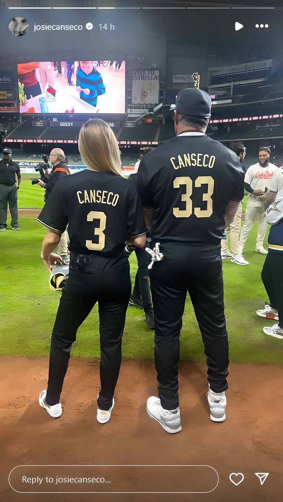 Josie and Jose Canseco