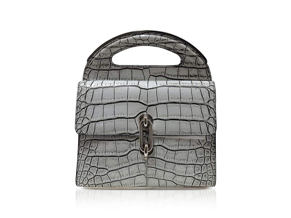 The Gary Alligator and Leather Top Handle bag (Image via Forzieri)