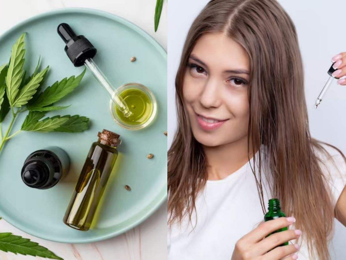 Benefits of Hemp seed oil for hair (Image via freepik.com)