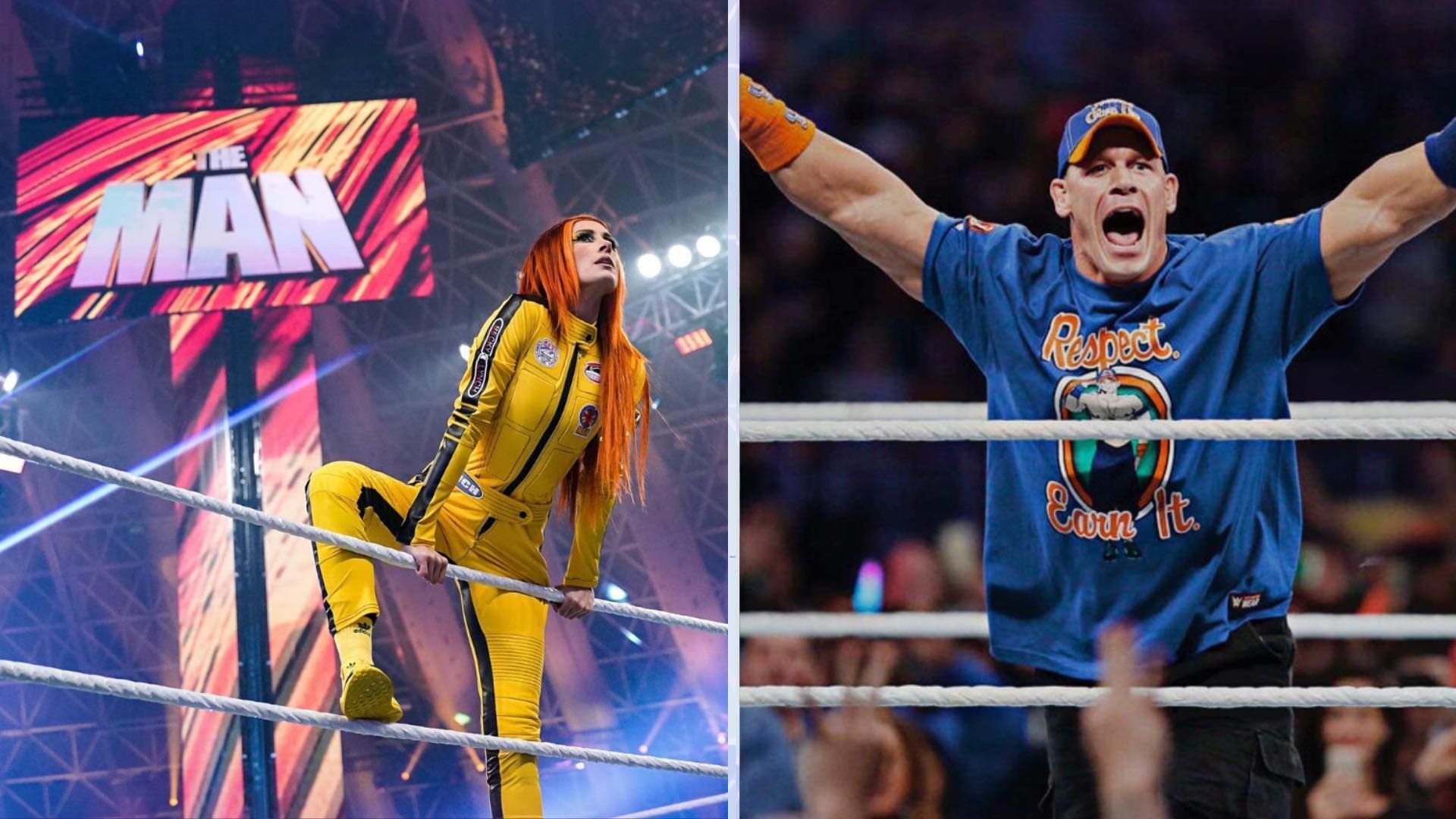 Becky Lynch and John Cena