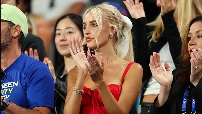 "Someone DMed me I clap like Nicole Kidman" - Taylor Fritz's girlfriend Morgan Riddle jokes about reluctance to cheer during his Delray Beach Open win