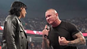 WWE official fantasy books five-person faction containing Randy Orton and Rhea Ripley