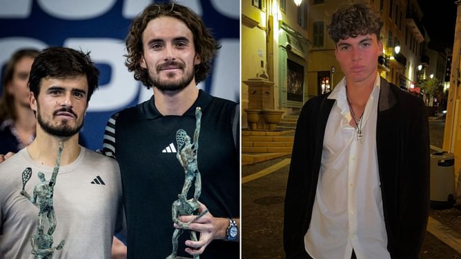 "We're going to be fighting soon" - Stefanos Tsitsipas jokes about brothers Petros and Pavlos complicating matters for family's doubles ambitions