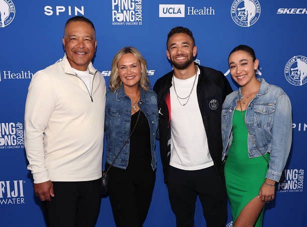 Los Angeles Dodgers Manager Dave Roberts Family