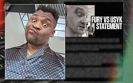 Francis Ngannou hilariously calls for undisputed title fight against Anthony Joshua after Tyson Fury vs. Oleksandr Usyk is postponed