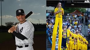 [WATCH] Former Yankees star Nick Swisher dodges erratic pitch during chaotic at-bat for Savannah Bananas