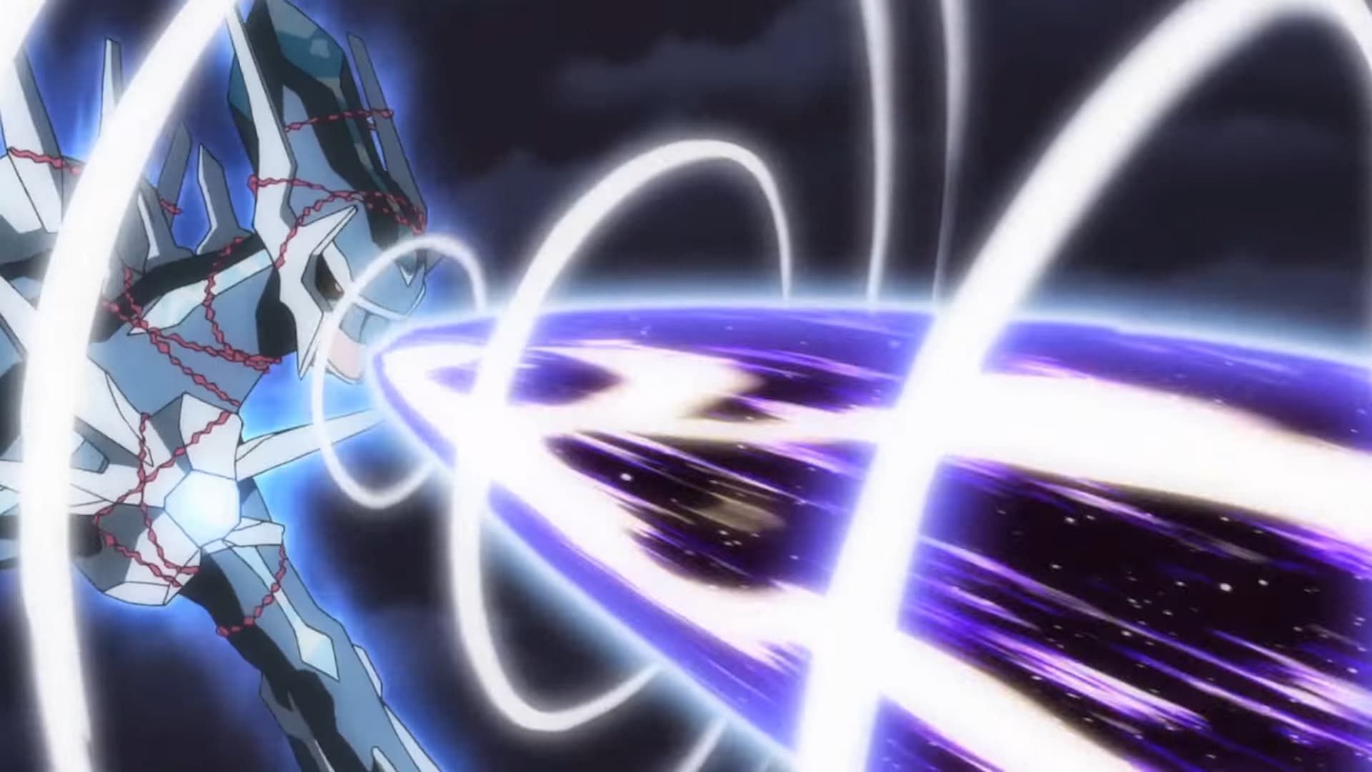 Dialga using its signature move, Roar of Time (image via The Pokemon Company)