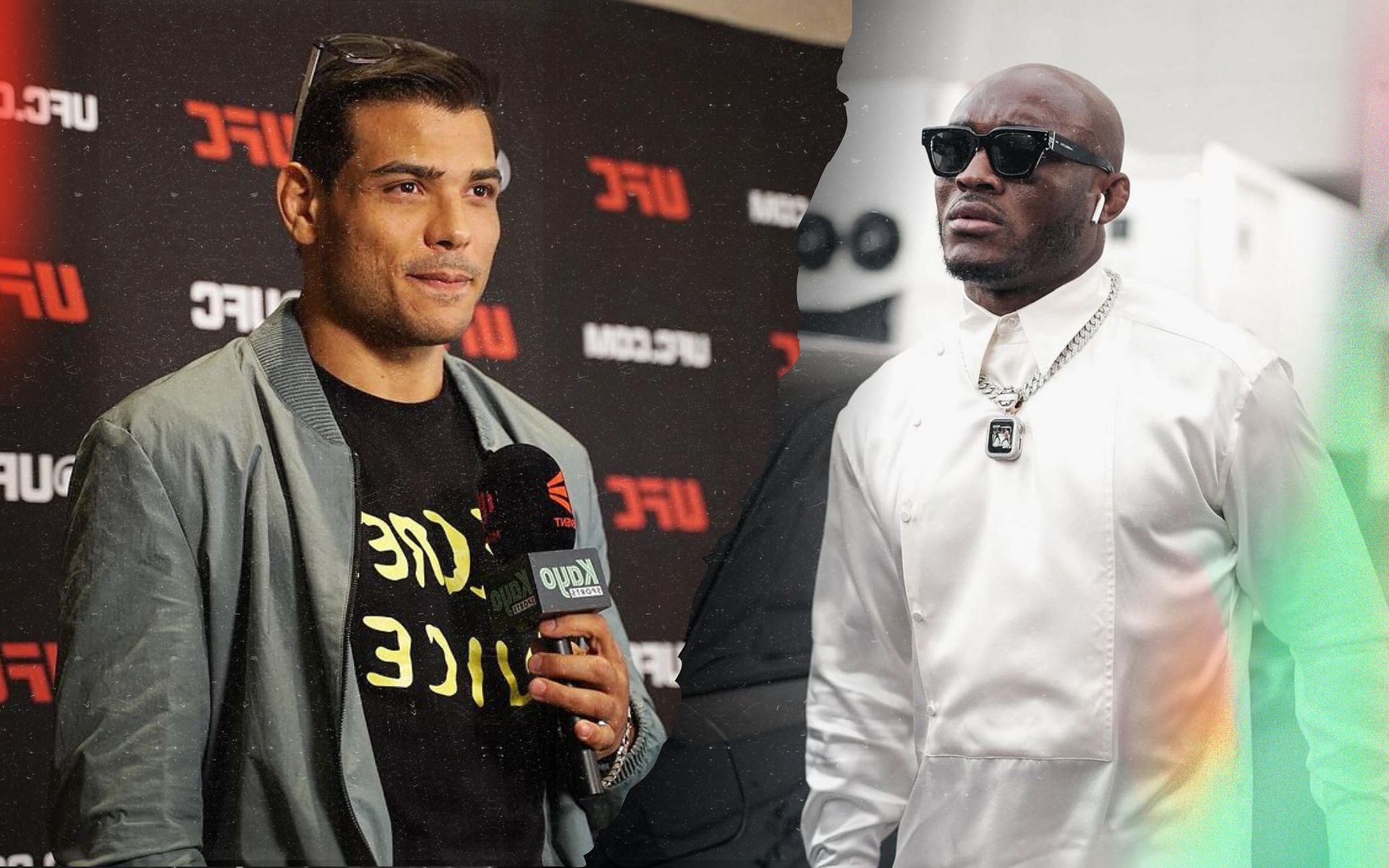 Paulo Costa (left) opens up on why he wants a fight against Kamaru Usman (right). [Image credits: @PauloCosta &amp; @KamaruUsman on Instagram]
