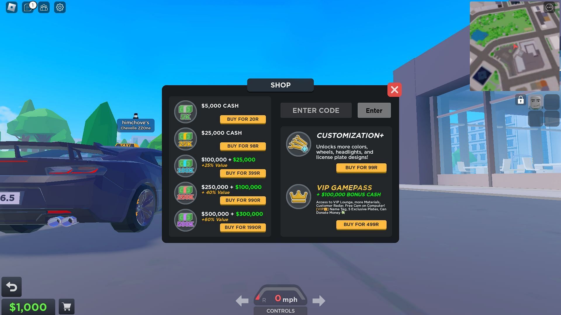 Active codes for Taxi Boss (Image via Roblox)