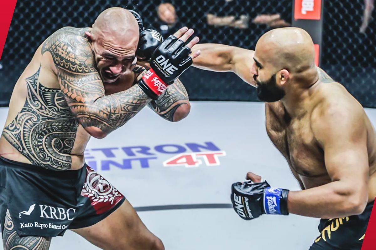 Arjan Bhullar and Brandon Vera [Photo via: ONE Championship]