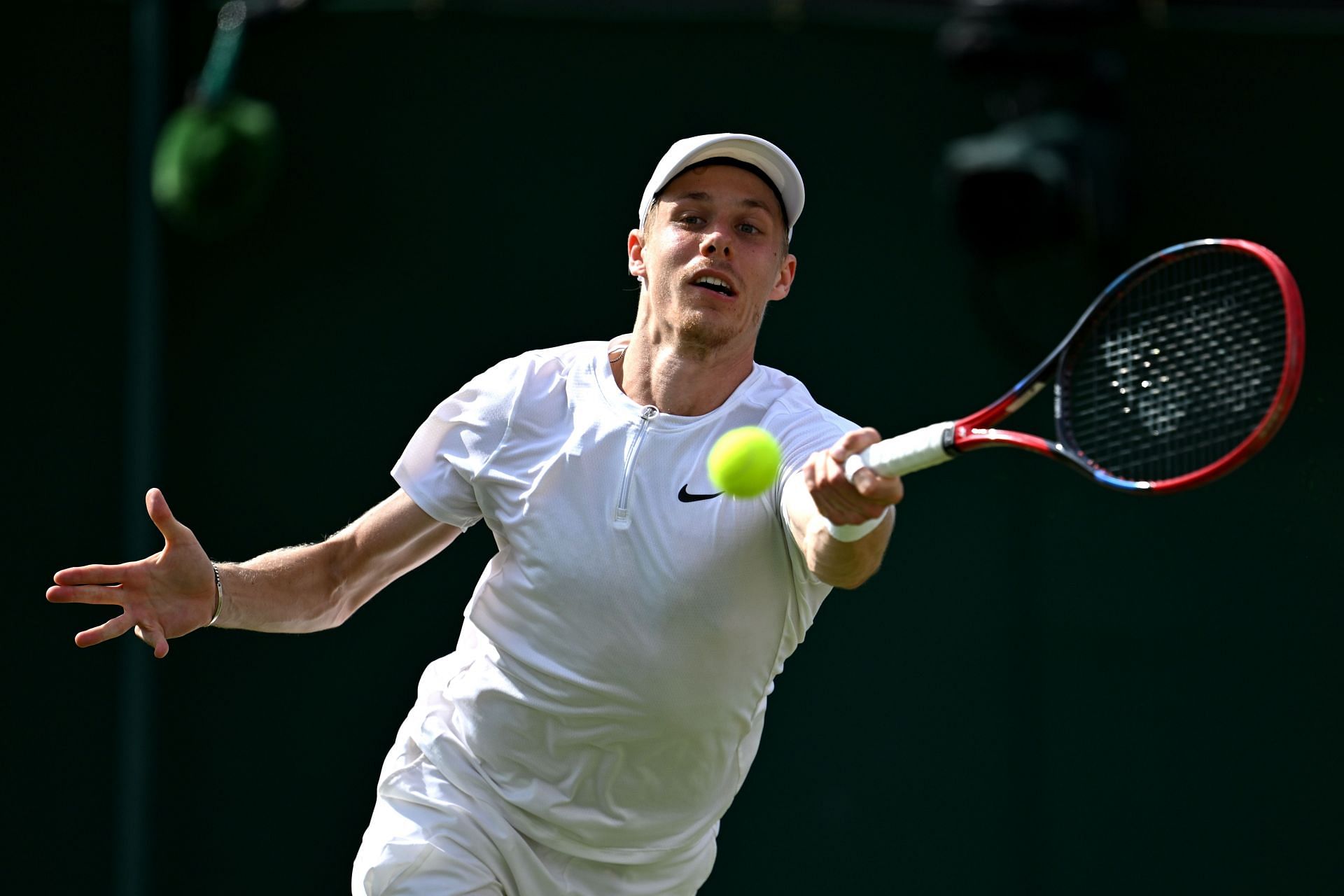 Denis Shapovalov at the 2023 Wimbledon Championships