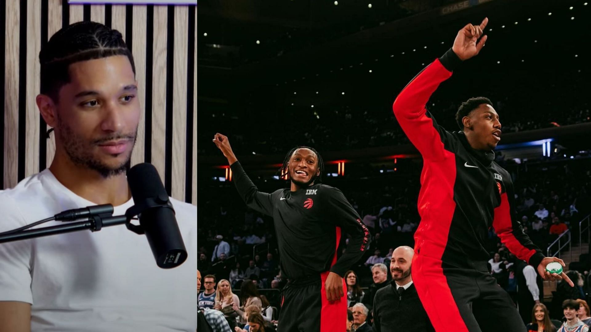 Josh Hart reveals RJ Barrett left him on read after being traded to the Raptors