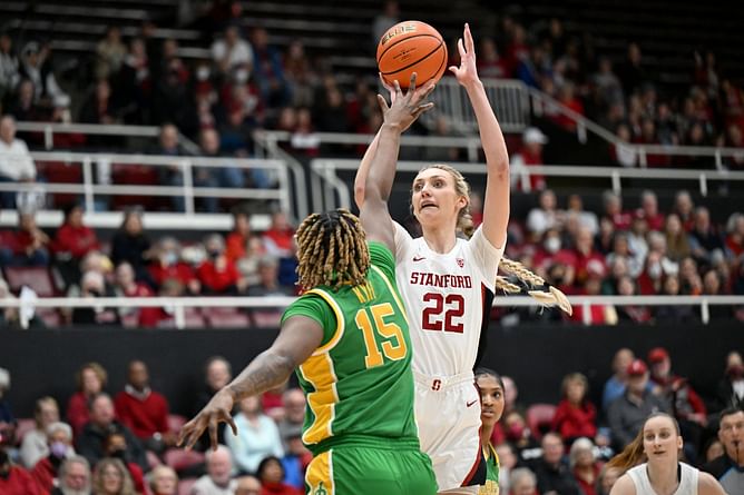 4 times Stanford star Cameron Brink and BF Ben Felter set couple goals among college hoops fans