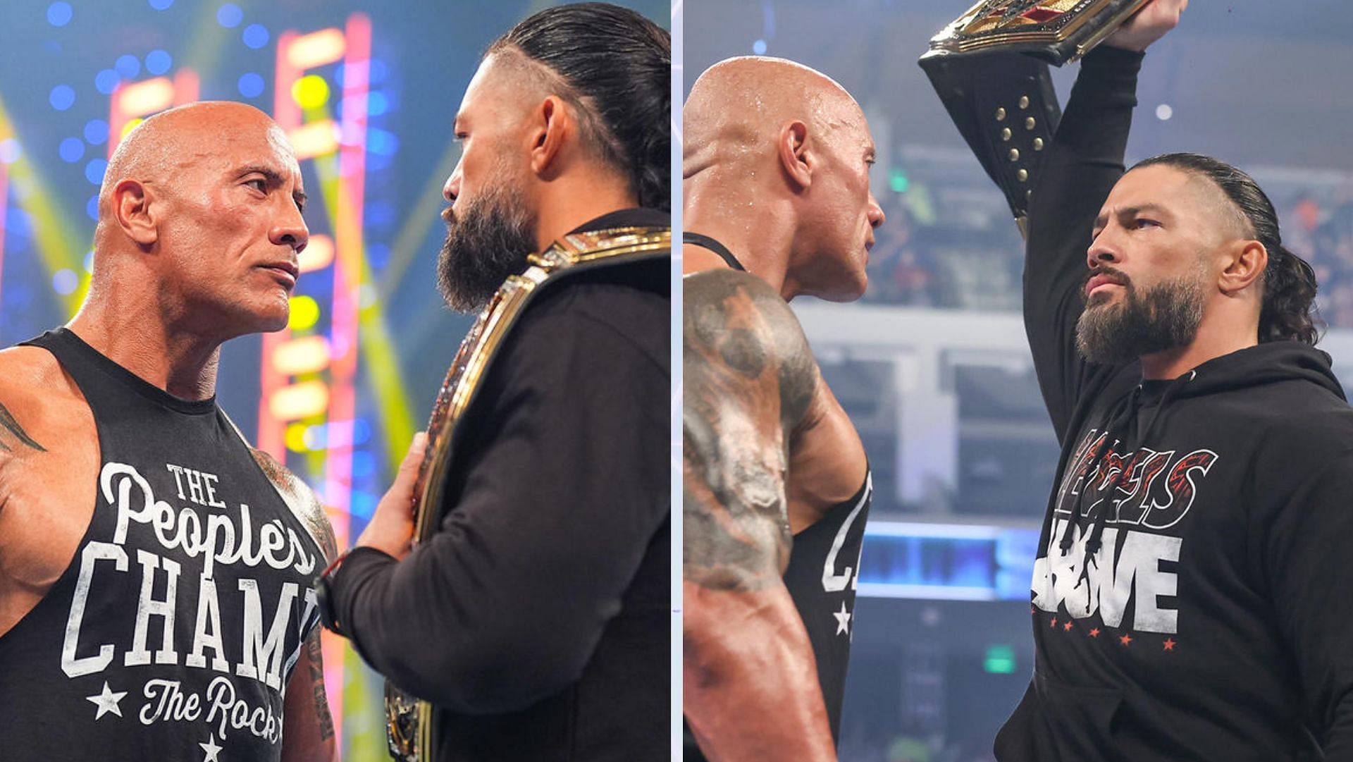 The Rock had name-dropped Roman Reigns at WWE Day 1.