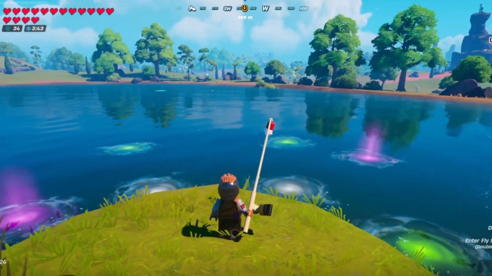 How to catch Cuddle Jelly Fish in LEGO Fortnite